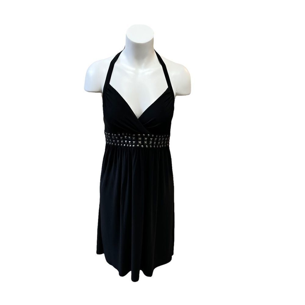 SMART Set Black Studded Dress Size Medium